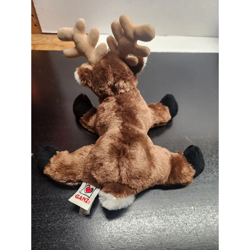 Ganz‎ Webkinz Reindeer Plush Stuffed Animal Brown Holiday HM137 No Code